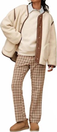 UGG Womens Emmersyn Uggbraid Jacket In Cream
