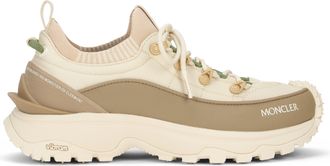 Moncler Womens Sneakers Trailgrip Lite3 Beige Polyester Trainers