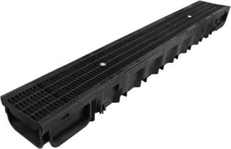 Dakota Drenaje Pegasus Con 2 Rejillas De Pol&iacute;mero T&eacute;cnico - 130 X 75 X 1000 Mm