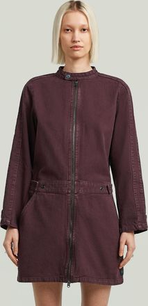 G-Star Moto Mini Jurk - Paars - Dames