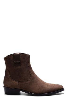 Carlos By Carlos Santana Zappa Cowboy Boot in Cafe Brown Suede at Nordstrom, Size 10.5
