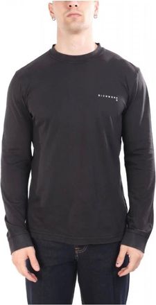 John Richmond Heren, Tops, Zwart, Maat: 2XL Katoen