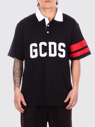 GCDS Polo in cotone con logo