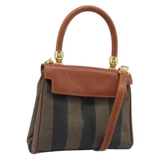 Fendi Pre-owned Vintage Handtas - Dames - Vintage Handtas - Veelkleurig - ONE Size - Leer - Vintage