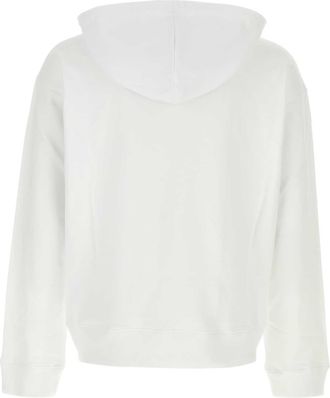Moschino Mens White Cotton Sweatshirt Fantasiabianco Exterior: Felpe Sweater