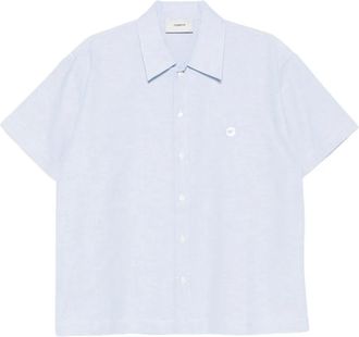 Coperni Camicia con ricamo - Blu