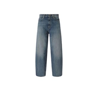 Pinko Loose Fit Jeans, female, Blue, W29, Balloon Jeans