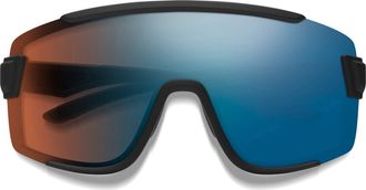 Smith Wildcat 140mm Sunglasses in Black /Chromapop Copper Blue at Nordstrom