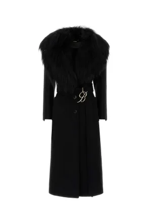 Blumarine Collo Coat - Black
