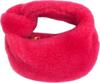 Bottega Veneta Pre-owned Handbags, female, Pink, Size: ONE SIZE Pre-owned Vintage Faux Fur Handbag
