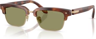Giorgio Armani 0ar8243 Tortoiseshell Acetate Sunglasses with Gold-Tone Frame
