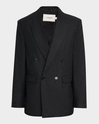 Frame Denim Men & apos;s Pinstripe Wool Blazer