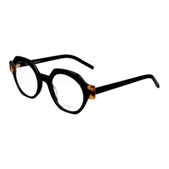 Kaleos Vintage ronde bril Guerrero - Dames - Accessoires - Zwart - Maat: 49 MM