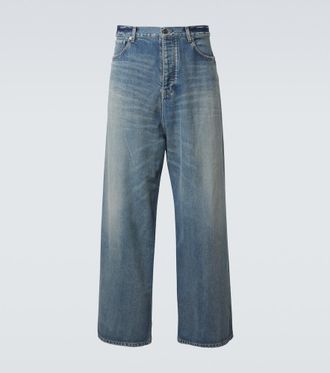 Balenciaga Distressed wide-leg jeans