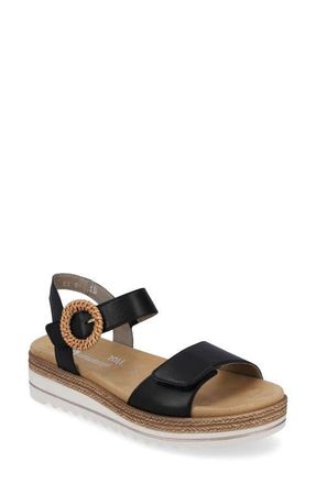 Remonte Jocelyn 52 Sandal in Black at Nordstrom, Size 5-5.5Us