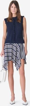 Iro Shanny Vest in Anchor Blue at Nordstrom, Size 34 Eu