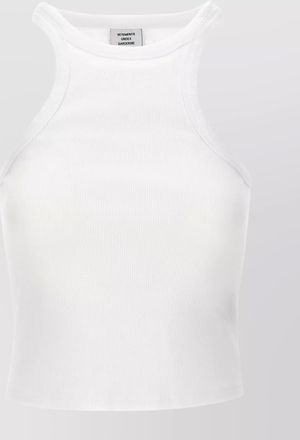 VETEMENTS ribbed crew neck fitted tank