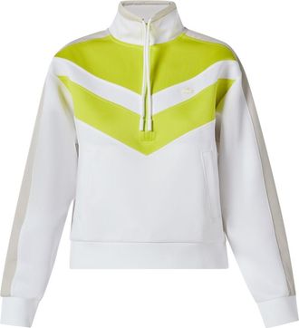 Lacoste colour-block sweatshirt - women - Polyester/Elastane - 42 - White