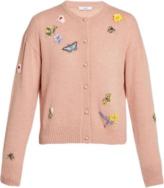 Erdem Cardigan girocollo - Rosa