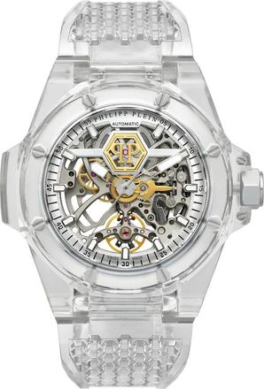 Philipp Plein Accessoires, Heren, Grijs, ONE Size, King Phantom Ice Watch