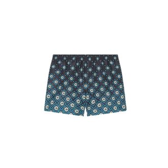 Casablanca Monogram Jacquard Zwemshorts - Heren - Strandmode - Blauw - XS - Polyester - Badmode