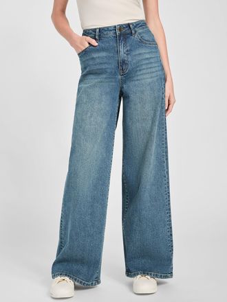 Guess Lisbeth Wide Leg Denim Pants