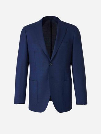 Scabal Straight Wool Blazer