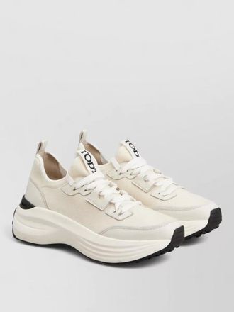 Tod's paneled platform sneakers