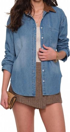 Heartloom Bonet Shirt In Azure