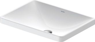 Duravit D-Neo inbouwwastafel 60x44x14.5cm 1 kraangat rechthoek Keramiek Wit