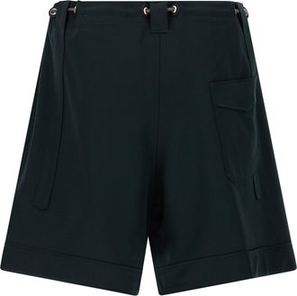 Kiko Kostadinov Mens Bicolor Virgin Wool Bermuda Shorts