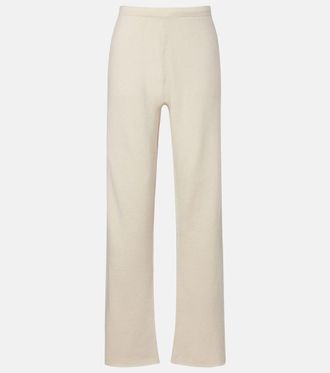 Extreme Cashmere N&deg;320 Rush cashmere-blend straight pants