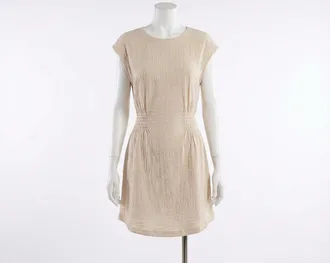 Z Supply Rowan Textured Knit Dress In Whisper White