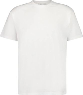 Givenchy Logo Katoenen T-Shirt - Heren - T-shirts - Wit - M - Katoen - Tops