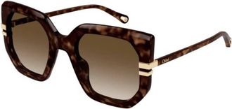 Chlo&eacute; Brown Butterfly Ladies Sunglasses CH0240S 002 53
