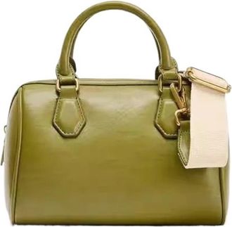 Generic Compatible For Handbag Crossbody Bag With Texture(Green)