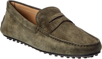 Tod's Tods City Gommino Suede Loafer