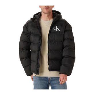 Calvin Klein Heren, Jassen, Zwart, Maat: L Velours