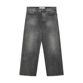 Golden Goose Straight Jeans, male, Gray, Size: W33 Journey Jeans