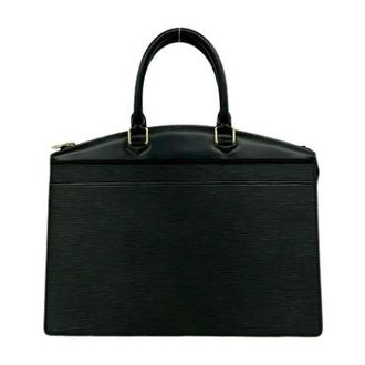 Louis Vuitton Pre-owned Vintage Handbag- Tote bag - Dames - Pre-owned - Zwart - Maat: ONE Size Leer