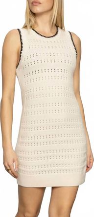 Sanctuary Free Spriti Knit Mini Dress In Cream