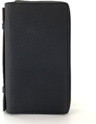 Dunhill Black Leather Long Wallet (Bi-Fold) (Pre-Owned)