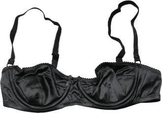 Dolce & Gabbana Semi-Pad Balconette BH met beugel - Dames - BHs - Zwart - S - Polyester - Ondergoed