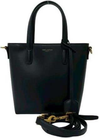 Saint Laurent Pre-owned Vintage Handbag - Dames - Vintage Handtas - Zwart - ONE Size - Leer - Vintage