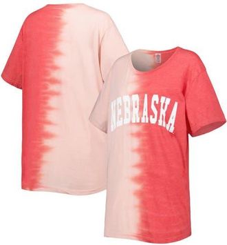 Gameday Couture Womens Gameday Couture Scarlet Nebraska Huskers Find Your Groove Split-Dye T-Shirt at Nordstrom, Size Small