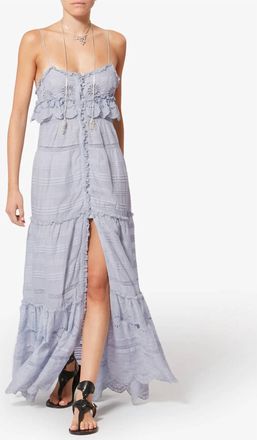 Isabel Marant Paule Dress In Light Blue