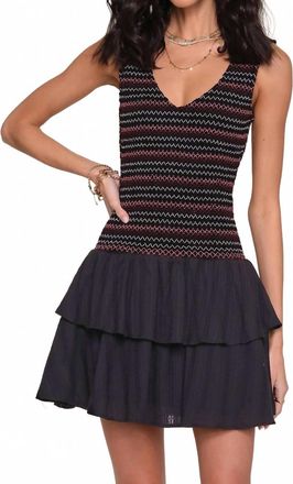 Heartloom Ravi Mini Dress In Black