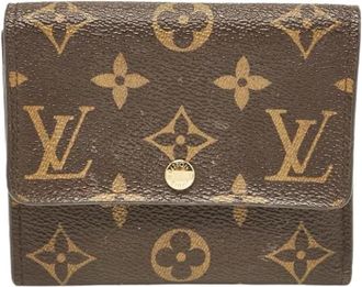 Louis Vuitton Pre-owned Wallets, female, Brown, Size: ONE SIZE Pre-owned Monogram Canvas Wallet