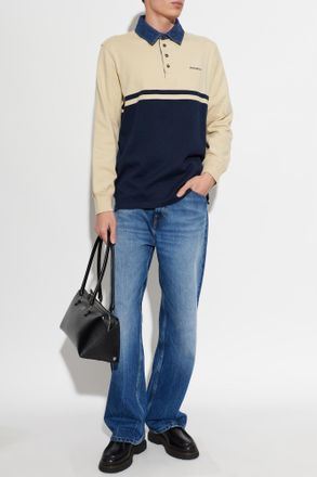 J.W.Anderson Long-sleeve Polo, Mens, Navy Blue