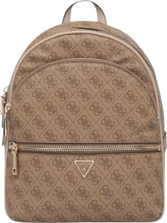 Guess Backpacks - Dames - Rugzakken - Bruin - ONE Size - Leer - Tassen